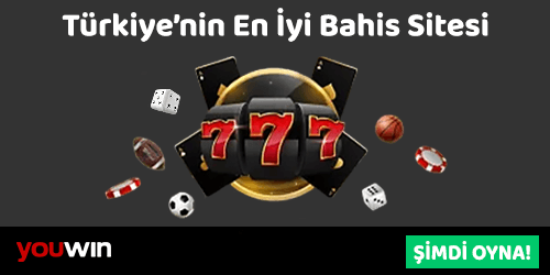 Şans oyunları simgeleriyle çevrili 777 logosu ve Türkiye’nin en iyi bahis sitesi vurgusu