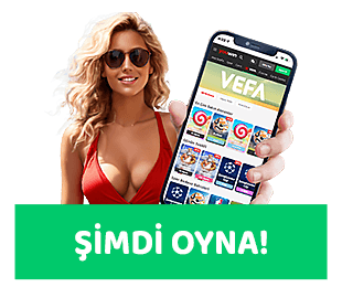 Kırmızı elbiseli kadın ve cep telefonu olan youwin canlı casino görseli